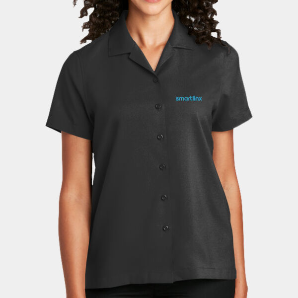 Smartlinx Embroidery - Ladies Short Sleeve Performance Staff Shirt Thumbnail