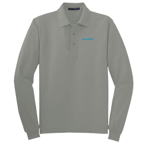 Smartlinx Embroidery - Tall Silk Touch™ Long Sleeve Polo Thumbnail