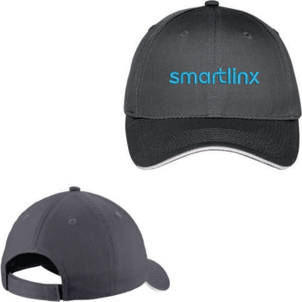 Smartlinx Embroidery - Unstructured Sandwich Bill Cap  Thumbnail