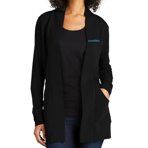 Smartlinx Embroidery - Ladies Microterry Cardigan Thumbnail