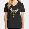 Ladies Core Cotton V-Neck Tee Thumbnail