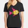 Ladies Core Cotton V-Neck Tee Thumbnail