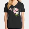 Ladies Core Cotton V-Neck Tee Thumbnail