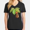 Ladies Core Cotton V-Neck Tee Thumbnail