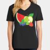 Ladies Core Cotton V-Neck Tee Thumbnail