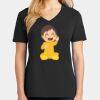 Ladies Core Cotton V-Neck Tee Thumbnail