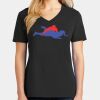 Ladies Core Cotton V-Neck Tee Thumbnail