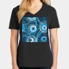 Ladies Core Cotton V-Neck Tee Thumbnail
